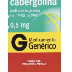 Cabergolina 8 Comprimidos 0,5mg