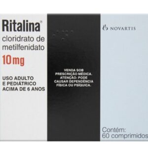Ritalina 60 Comprimidos Novartis 10mg